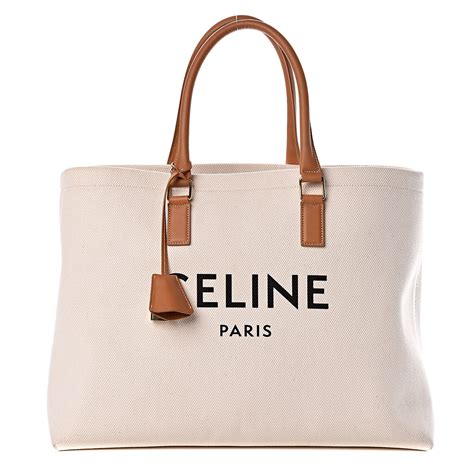 tan celine bag|Celine denim tote.